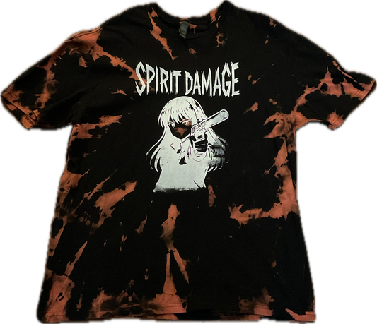 Spirit Damage Anime Girl with Pistol (Orange/Black)