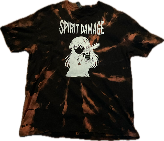 Spirit Damage Anime Girl with Pistol (Orange/Black)